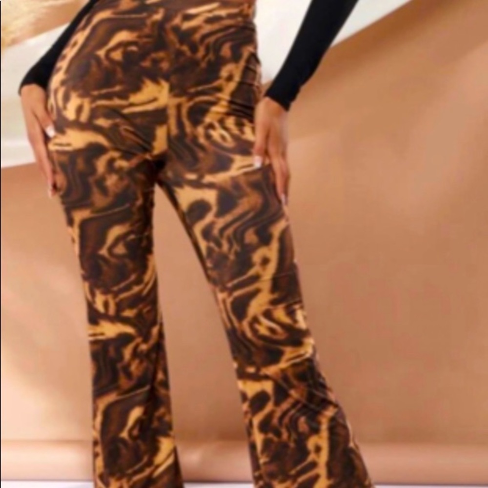 High wasted flare pants